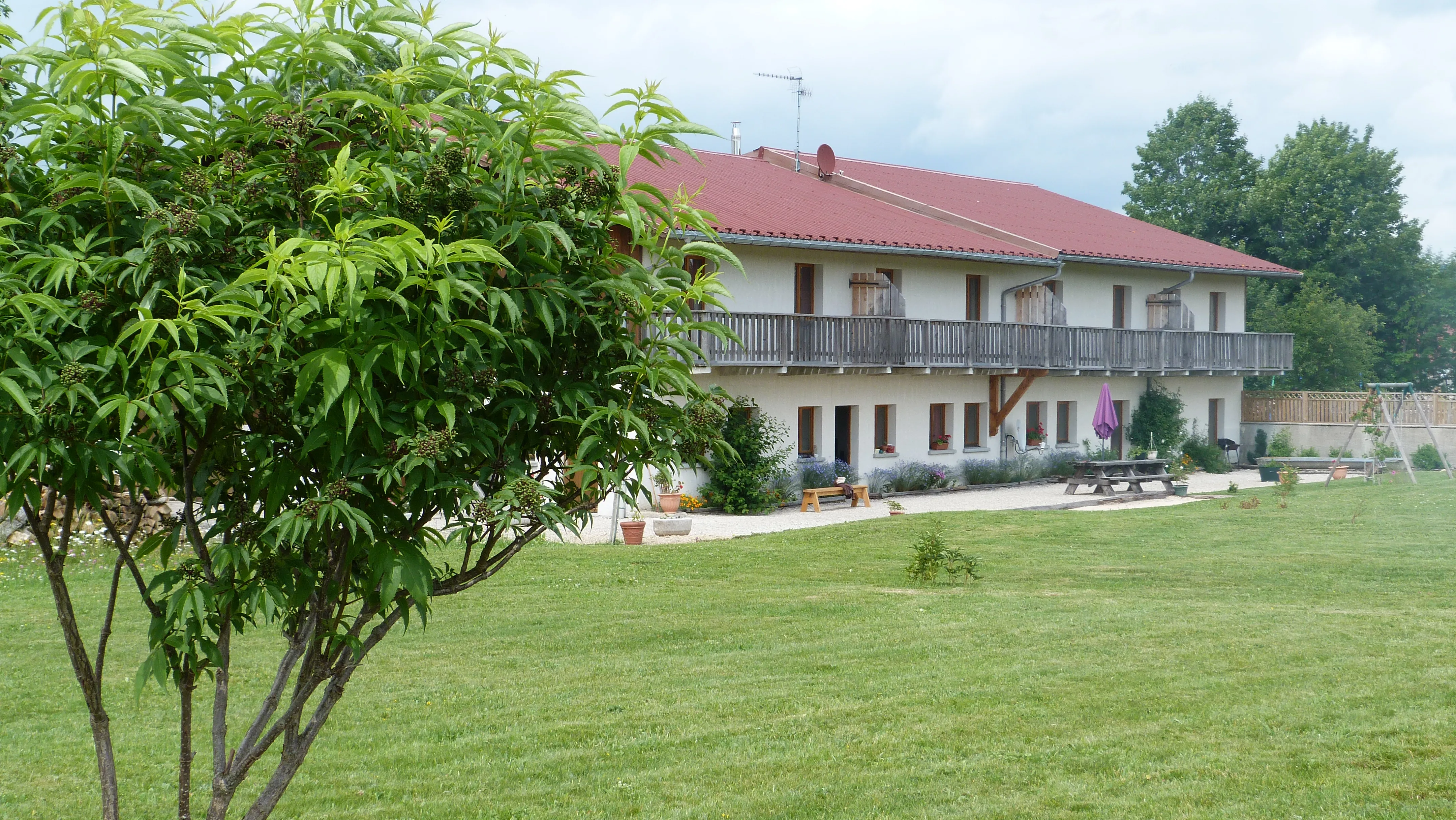 Vue extérieure enneigée